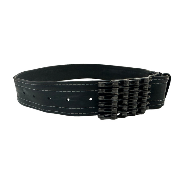 Belt Buckle- Upcycled Bike Chain - Green Guru Gear Belt Buckle- Upcycled Bike Chain - Green Guru Gear