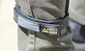sustainably made bicycling ankle strap from green guru