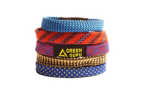 climbing rope bracelet green guru upcycled climbing rope colorways ecofriendly