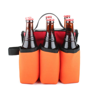Sixer 6- Pack Insulated Top Tube Holder - Upcycled Fabric - Sustainable  Travel & Living